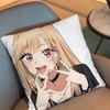 Cute Marin Kitagawa Wakana Gojo Cushion Cover Suitable For Sofa Car Bedroom Office Cushions Decorative Pillow Case