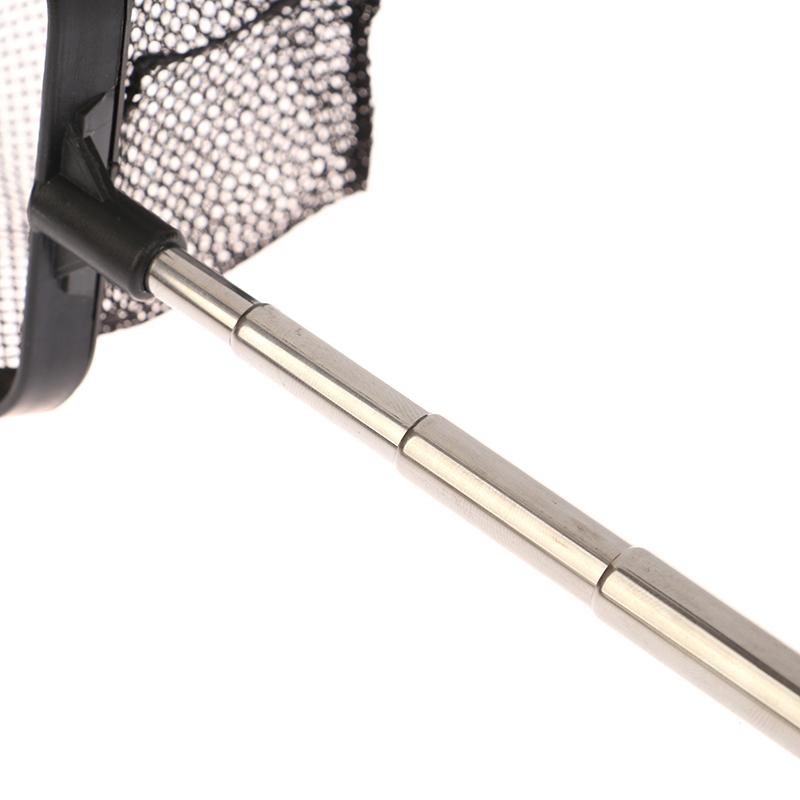 1 шт. аквариумная квадратная рыболовная сеть, выдвижная длинная ручка, рыболовные снасти для ловли рыбы, креветок, танк, чистые рыболовные снасти