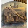 Handmade Leather Messenger, Laptop Briefcase , Leather Satchel Bag
