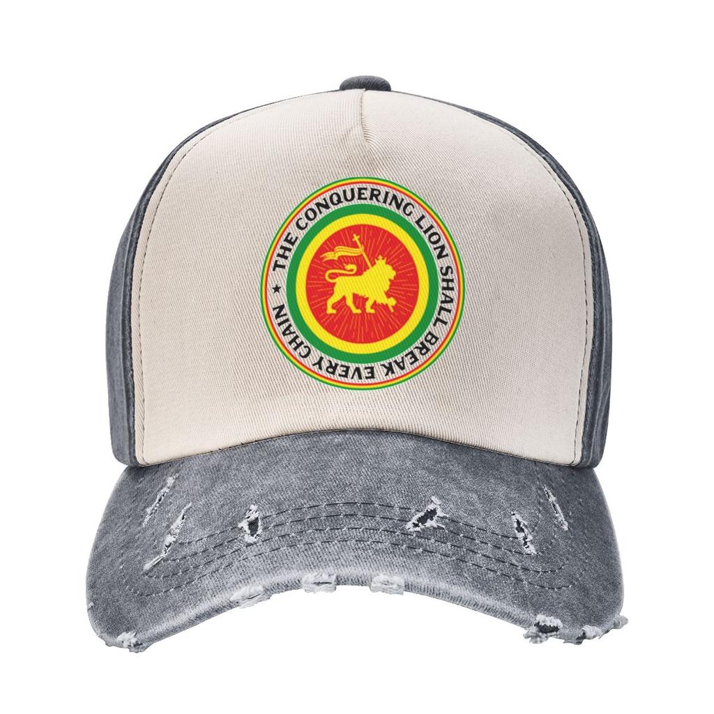 Растафари Лев Иуды Раста Шляпы дальнобойщика наряды модные потертые джинсовые флаги Ямайки Snapback шляпа стиль регулируемая