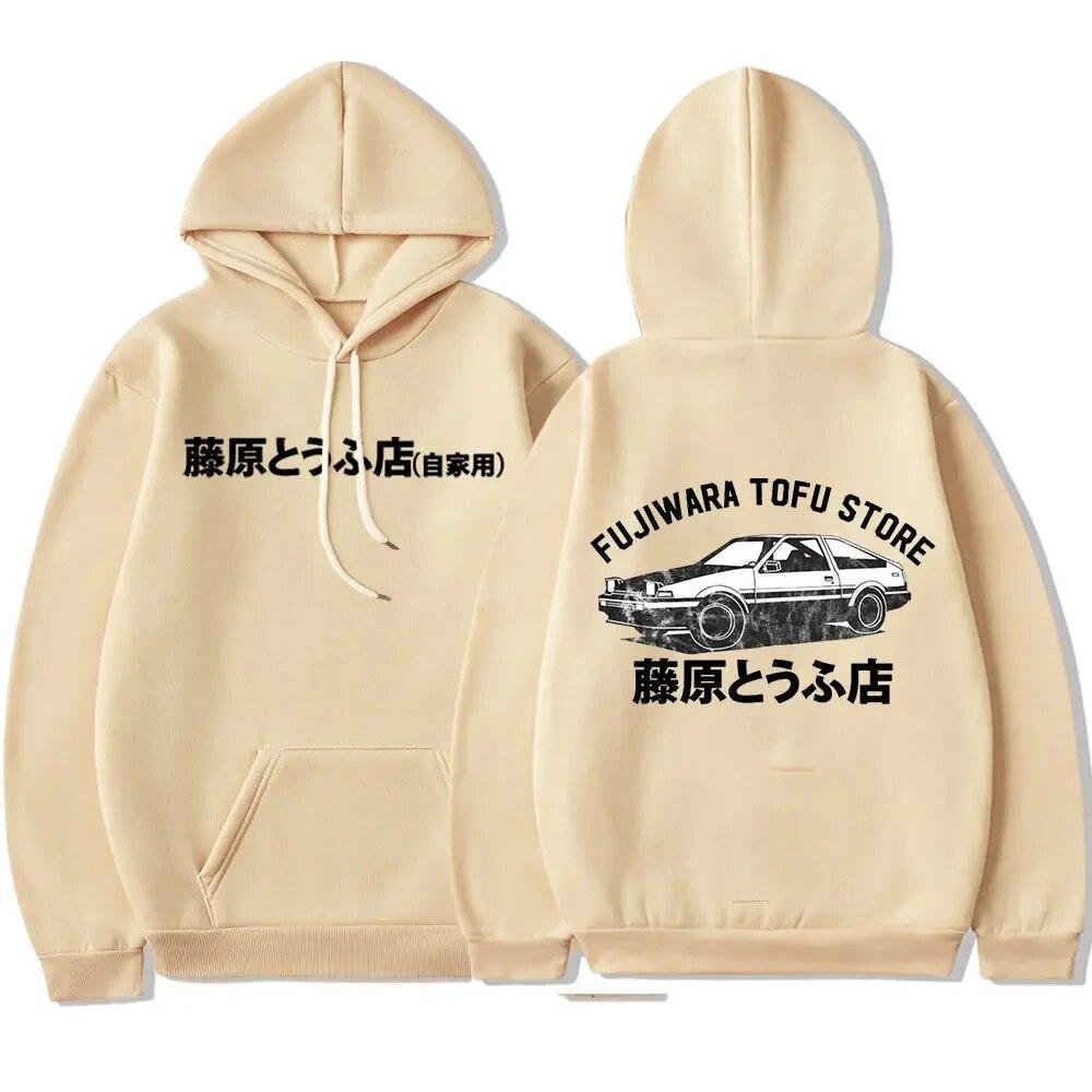 Брендовая толстовка с капюшоном Initial D Unisexga Hachiroku Shift Drift унисекс Толстовка Takumi Fujiwara Tofu Доставка в магазин AE86 Толстовки унисекс