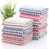 45297 Pcs Kitchen Cleaning Towel Great Water Absorption Capacity Plaid Print Thickened Kitchen Dish Towel Dish