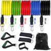 Resistance Band Set 11 Piece Set Fitness Resistance Band Men Exercise Bands Pull Rope Workout Gym Equipment