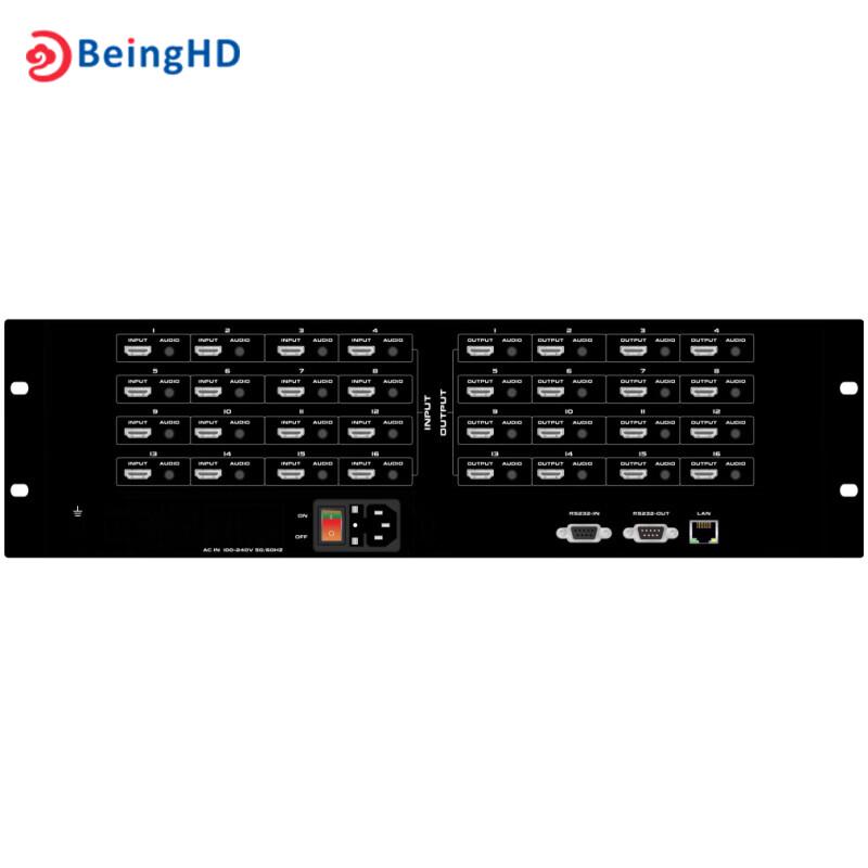 BEINGHD SVM-MANAGER-1600M 16x16 1080P Seamless Video Matrix (CN version)