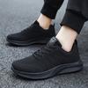 Popular Men's New Breathable Fly-woven Mesh Sports Shoes Soft Sole Light Running Casual Men's Shoes Tide