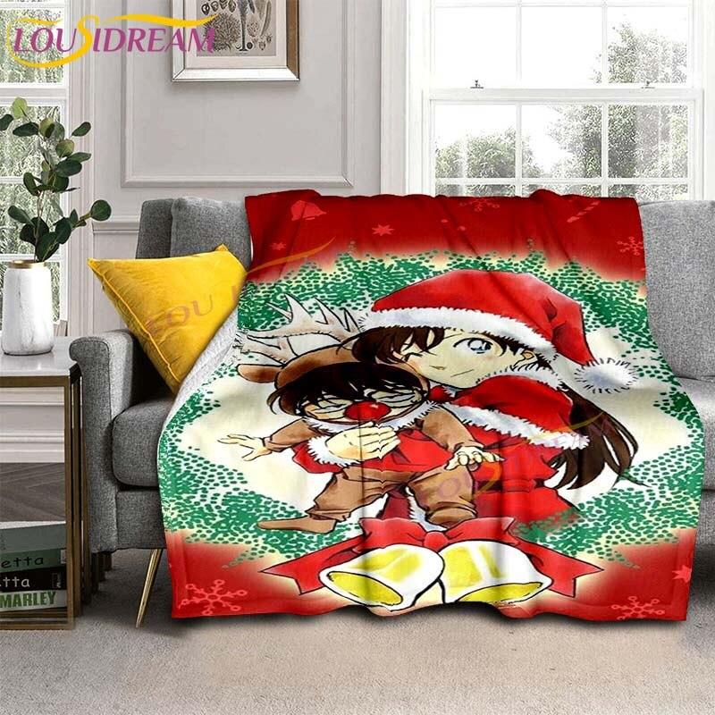 Detective and Thief Conan Blankets Classic Anime Flannel Blankets Sofa Throw Blanket Children Adult Gift Travel Camping Blankets