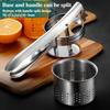 Stainless Steel Vegetable Water Squeezer Fruit Squeezing Tool Large Capacity Potato Ricer Press Multipurpose Juicer for Zucchini Cucumbers Kitchen