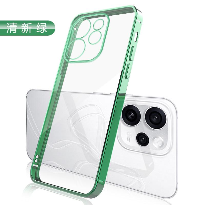 Ультратонкий силиконовый чехол с покрытием TPU для OPPO Reno 15C 15 Электроокрашенный прозрачный противоударный чехол для OPPO Reno 15 Pro Max