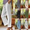 2023 Women's Cotton Linen Loose Straight-Leg Casual Fashion Pants