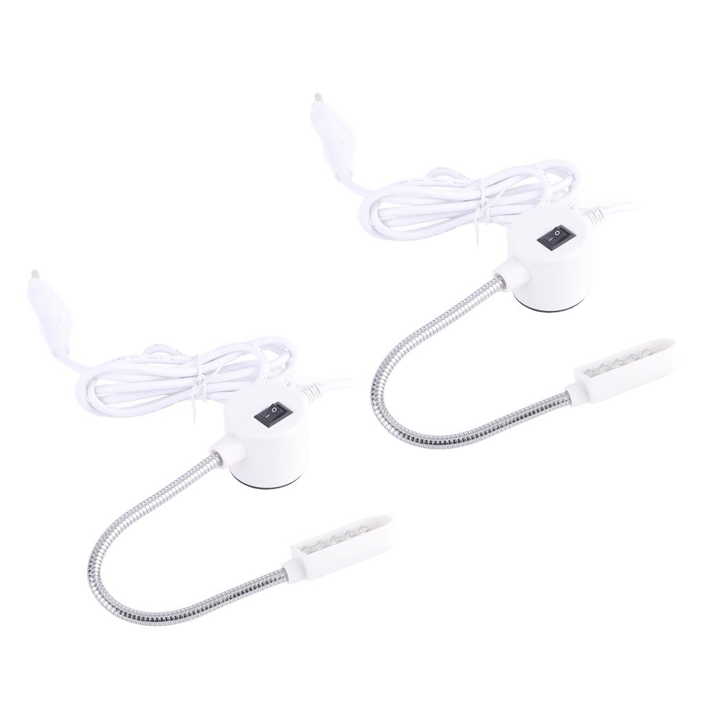 2pcs LED Sewing Machine Light Flexible Work Sewing Light with Magnetic Base