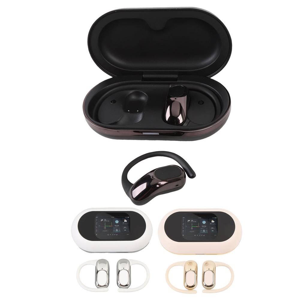 Умные наушники-переводчики Полноцветный сенсорный экран Качество звука Hi-Fi Многоязычный Bluetooth-транслятор