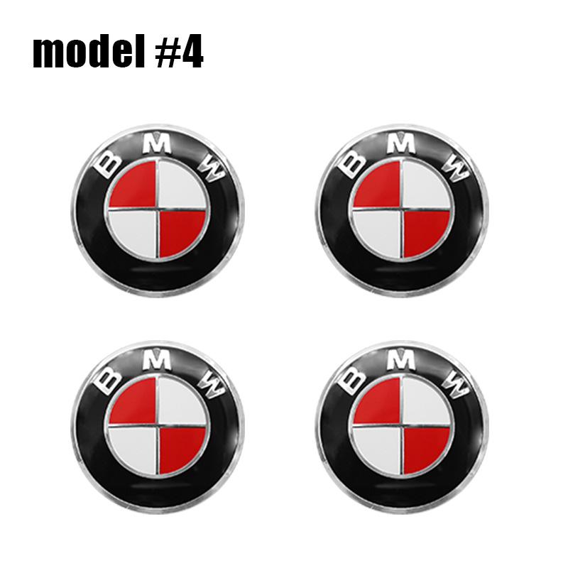 4Pc 56mm+60mm Car Logo Wheel Center Cap Emblem For BMW M Performance E46 E90 E60 F10 E39 F30 E36 F20 E87 E90 E70 Hub Cover Badge