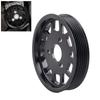 A77T-Premium For BMW M52TU M54 Engine Parts Black Anodized Aluminum Power Steering Pulley For BMW E46 E36 E39 E38 X5 E53 Z3