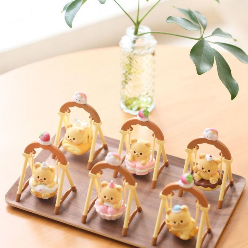 Плюшевая качающаяся игрушка «Масляный медведь»: Милое исцеляющее украшение и подарок на день рождения