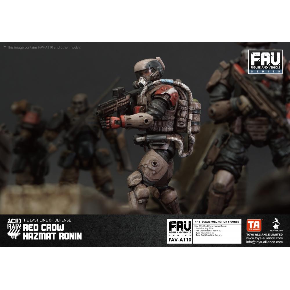 Кислотный дождь 1 18 Кислотный дождь Fav A110 Красный ворон Hazmat Ronin