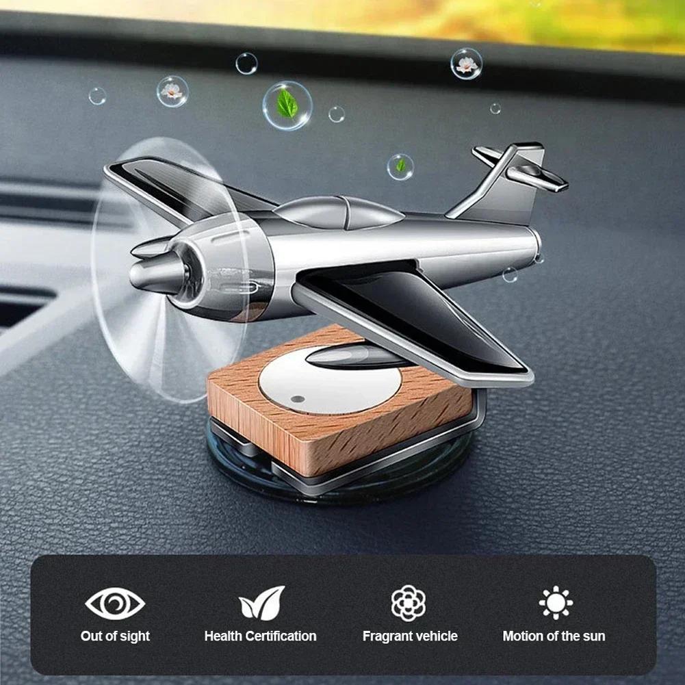 Car Aromatherapy Solar Helicopter Air Freshener Perfume Ornaments Auto Mini Interior Supplies Accessories Decoration Ship New