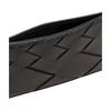 Bottega Veneta Intrecciato Credit Card Case Black/Silver Men Wallets 778031-V3R53-8803