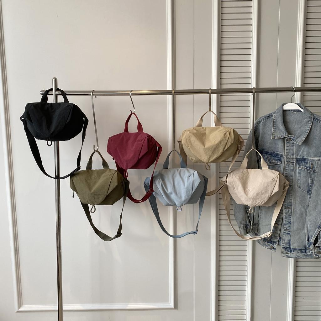 Мягкая тканевая сумка на молнии с дизайном через плечо для женщин 2024 года, тренд корейской моды Y2K, сумки и небольшие сумки через плечо Pures