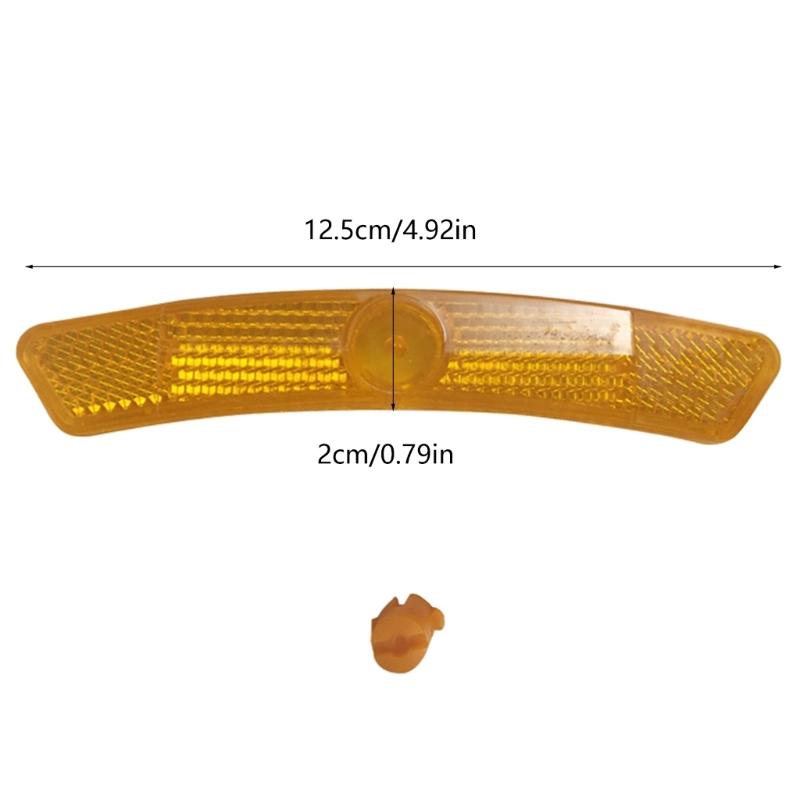 8 шт. Водонепроницаемые Велосипеды Предупреждающие Светоотражатели Безопасности Светоотражатели Спиц Колес Велосипедов