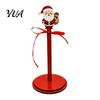 Santa Claus Napkin Holder Christmas Wooden Paper Towel Holder, 2D Roll Dispenser with Snowman Gift for Kitchen Patterns, Decorative Tissue Stand