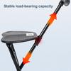Yousheng 300 Lbs Crutch Stool with Seat Lightweight Folding Walking Stick Chair Portable Cane for Senior Elderly Camping Hiking