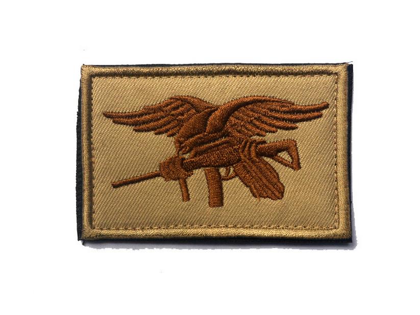 Вышитая нашивка на липучке Navy SEALs для зарубежных клиентов