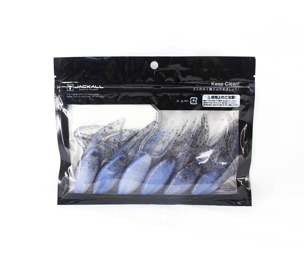 Jackall Мягкая приманка RV-Drift Craw 4 дюйма Bluegill Pearl White (2477)