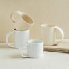 Minimalist Style Solid Color Mug Ceramic Couple Cup Household Milk Oat Cup Coffee Cup Large Handle Drinking Cup
