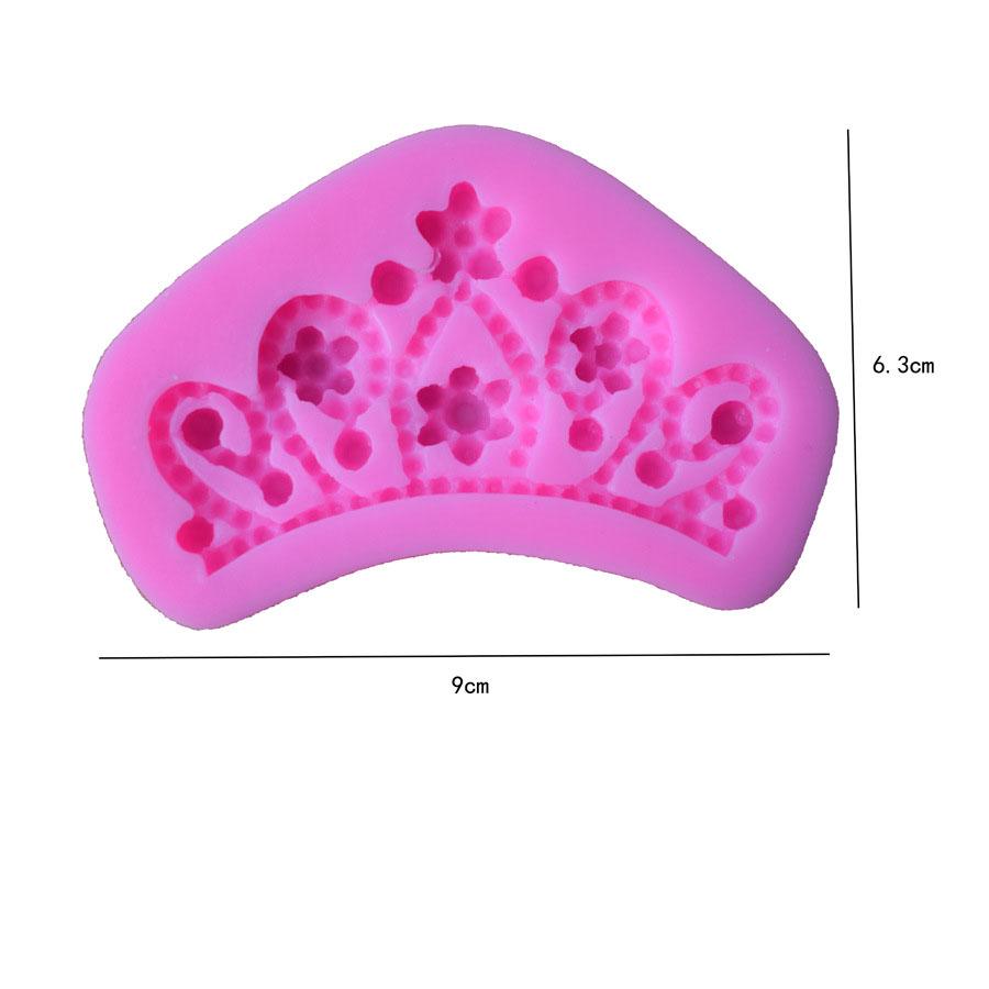 Корона, мультяшная форма, помадка, силиконовая форма, шоколадная выпечка, мусс, украшение края торта, глиняная форма