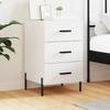 VidaXL Bedside Table White 40x40x66 Cm Engineered Wood 827668