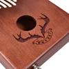 Kalimba EQ Kalimba Pickup Thumb Piano With Bag 17 Key