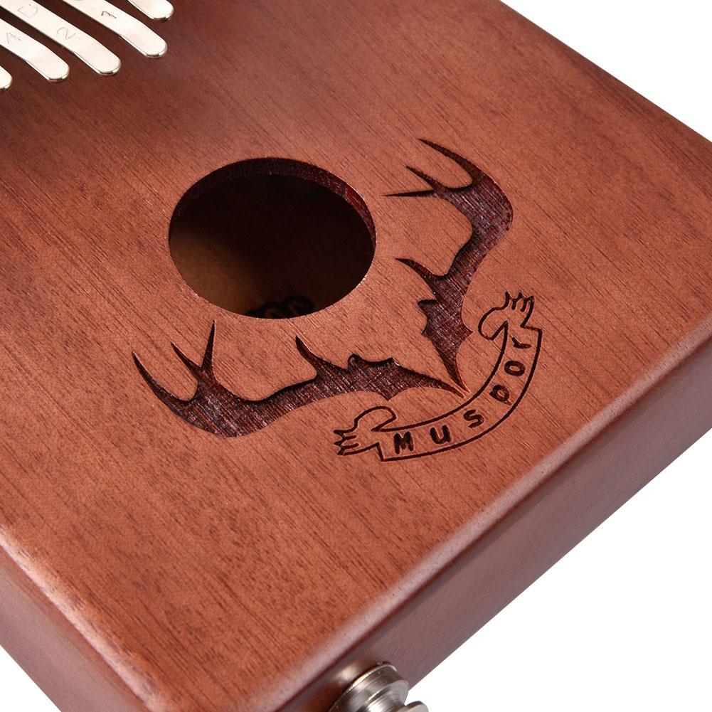 Kalimba EQ Kalimba Pickup Thumb Piano With Bag 17 Key