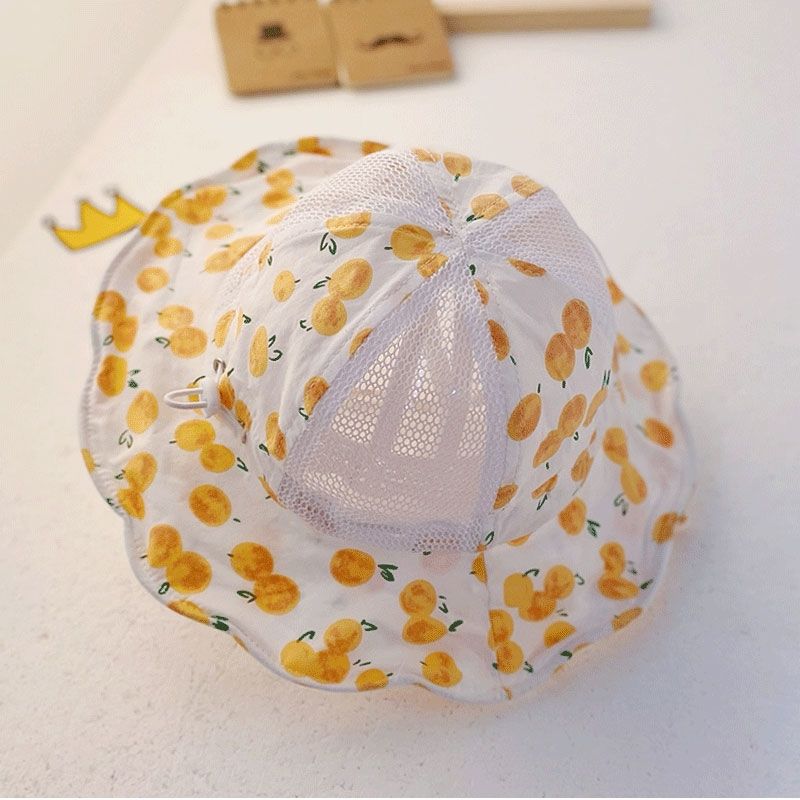 Детская солнцезащитная шляпа, летняя сетчатая солнцезащитная шляпа, милая детская шляпа с большими полями, шляпа рыбака, пляжная солнцезащитная шляпа