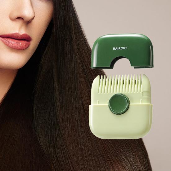 Точилка для волос, портативная расческа «два в одном», съемное лезвие, легко чистится, домашняя стрижка для студентов и детей
