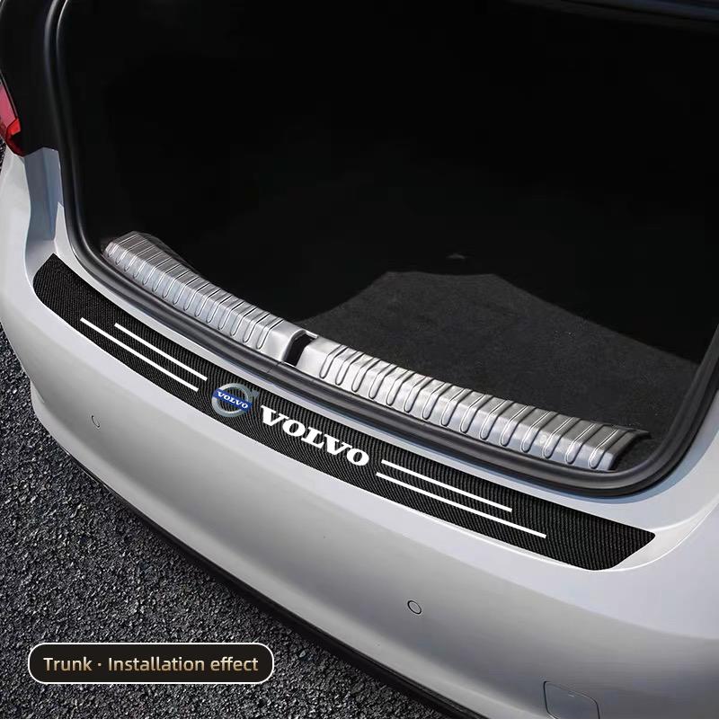 Volvo Car Threshold Strip Anti Stepping Leather Protective Sticker For Volvo Xc60 Xc90 V40 V60 S60 V50 V90 S80 C40 XC40 V70 XC70