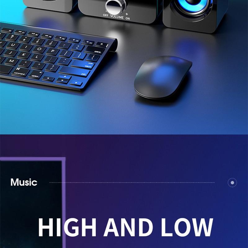 Динамический динамик Bluetooth Сабвуфер Открытый стереофонический музыкальный сплит Компьютерный аудиосистема Беспроводное управление