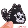Cartoon Animal Emnroidery Sew Patch Cat Frog Embroidered Patch Iron On Patches For Clothing Hats Backpack Jeans Sew Bagdes DIY