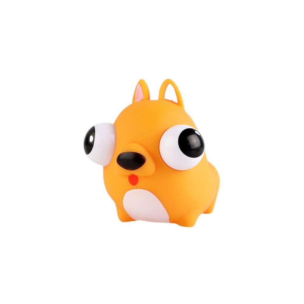 Soft Rabbit Fidget Toys Slow Rebound Puppy Squeeze Toy Piggy Pop Eye Squeeze Sensory Toys  Adult