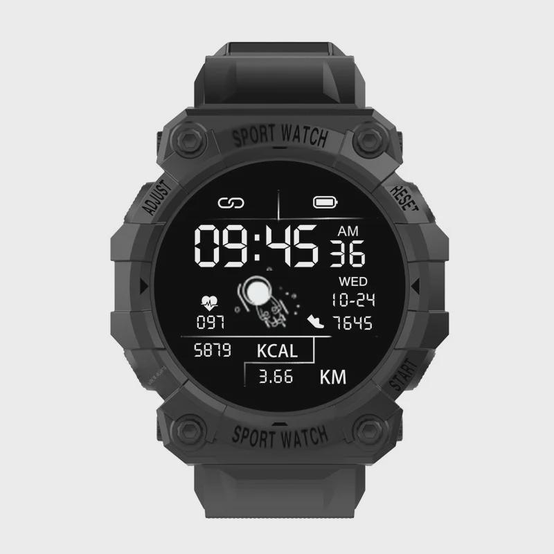Умные часы FD68S: Пользовательский циферблат, монитор сердечного ритма, спортивный шагомер, умный браслет