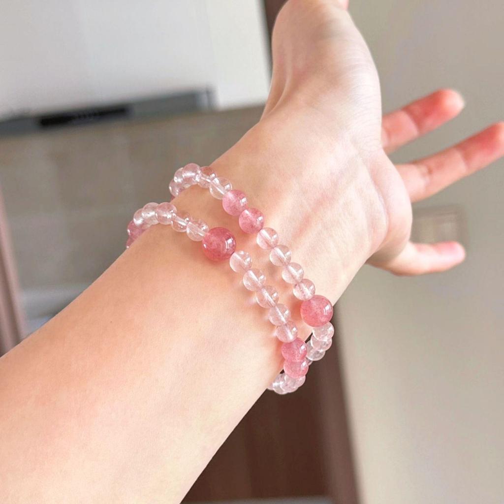 Браслет из бусин «Кошачий глаз» в китайском стиле – Имитация красного агата, Ретро национальный дизайн, Новогодняя элегантность