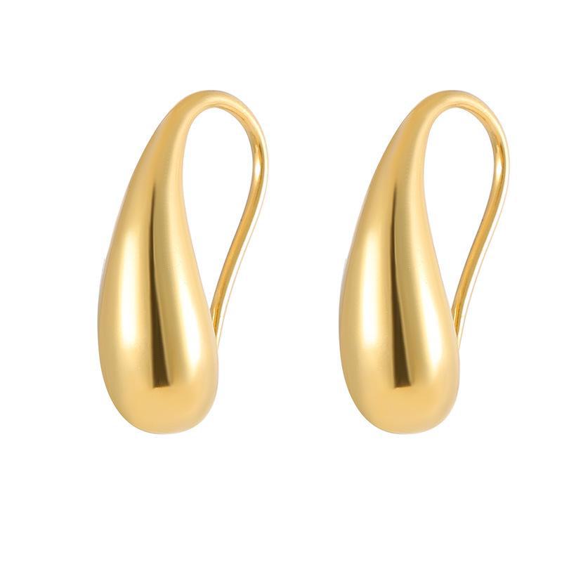 Серебряные серьги-капли Banyan Tree S999 — минималистичная элитная мода осень/зима для женщин.