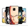WD30 One Punch Man Black Sofe Case for Samsung Note 20 Lite S24 Ultra S23 A03 A05 A06 A11 A71 A15 A16 A13 A24 A25 A33 A52 A53 A50 M55 M35 Plus