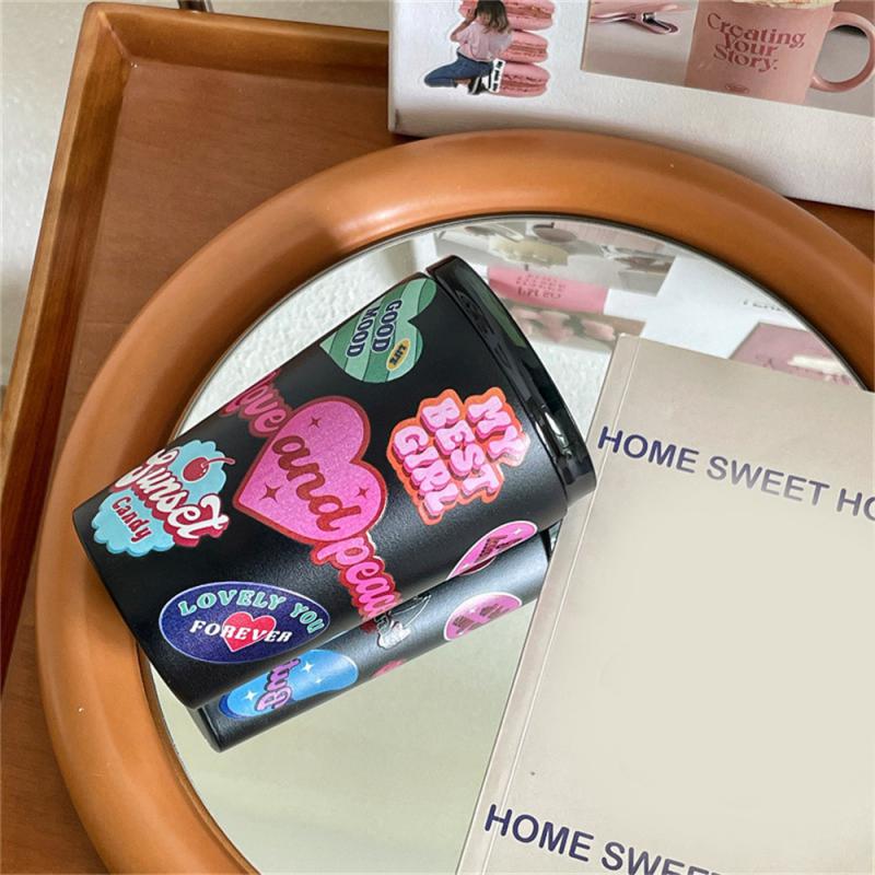 Термос-чашка с защитой от протечек, симпатичный дизайн, сохраняет напитки горячими, удобна для студентов, прочная, из нержавеющей стали, симпатичная термос-чашка для кофе