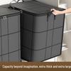 Черная Extra-Large стеганая сумка для хранения одежды и хлопковых одеял