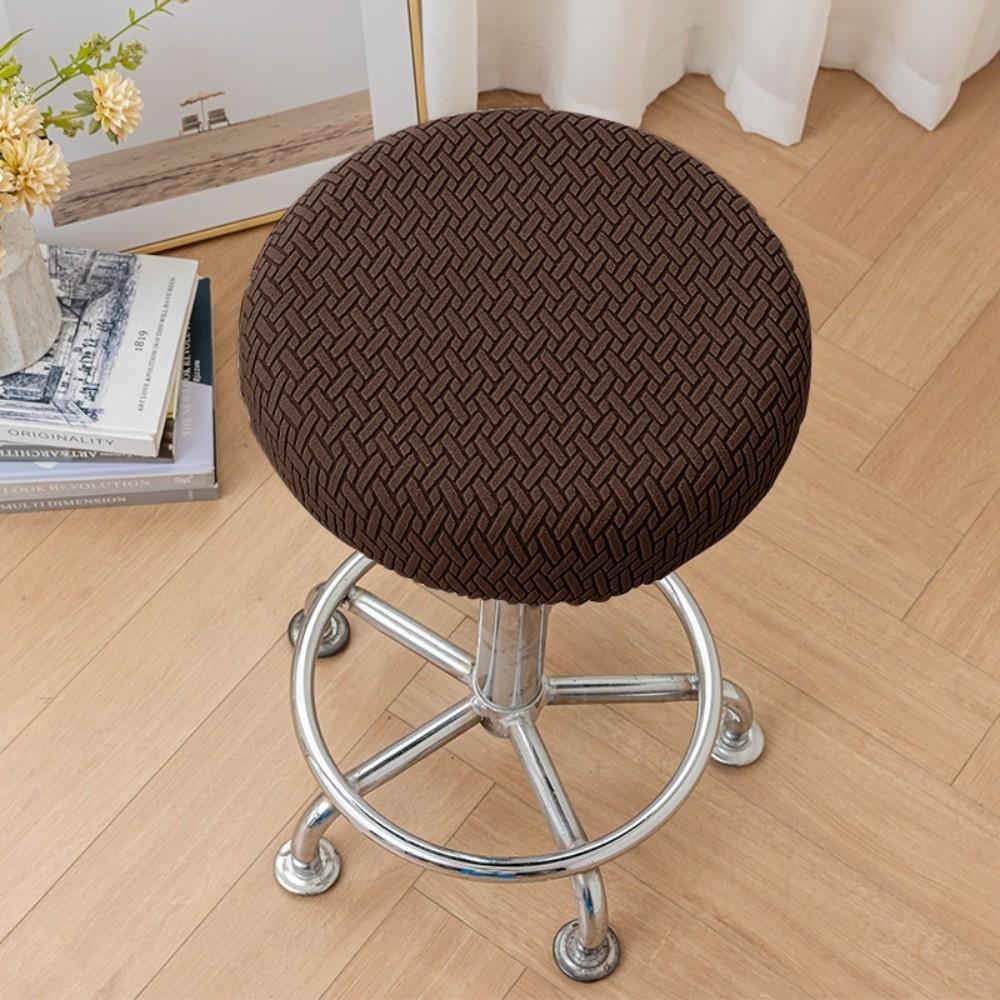 Stretchable Bar Round Stool Cover Thickened Stool Cushion Cover Soft Seat Chair Slipcover