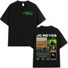 Графические футболки Rapper JC REYES TOUR Мужская Хип-хоп Готическая Одежда с Альбомом Футболка Унисекс Винтажная Хлопковая Футболка с Коротким Рукавом -...