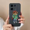 For Infinix Note 30 Smart 7 Plus Hot 30 Itel A60s S23+ P40+ Tecno Spark 10 Phone Case Cover Cute Bear Matte Soft Silicone Shockproof Shell Bumpers