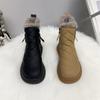 Women's Winter Fleece-Lined Snow Boots: Warm, Non-Slip, Versatile, Flat Ankle Boots.