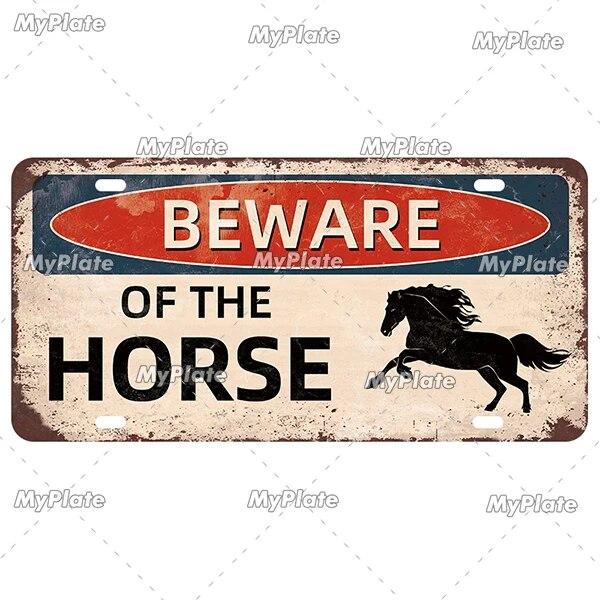 [MyPlate] Ретро Остерегайтесь животных, номерной знак, предупреждающий жестяной знак, металлический знак, табличка, украшение для дома, магазин, бар, паб, плакат, металлическая стена