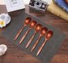5 шт./лот кухонная деревянная ложка бамбуковая кухонная утварь инструмент суп чайная ложка Кейтеринг